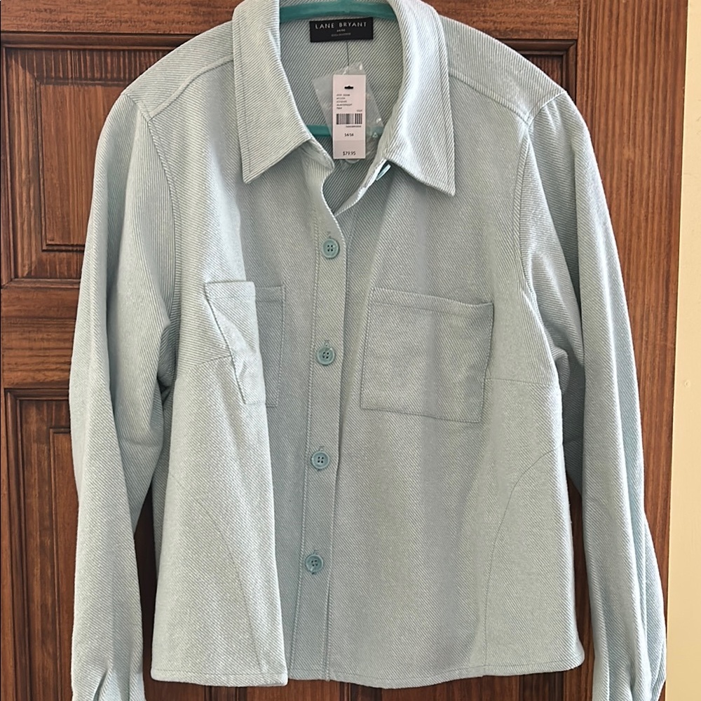 Lane Bryant Light Blue Women's Trucker Jacket - 14/16 or 1X New with Tags